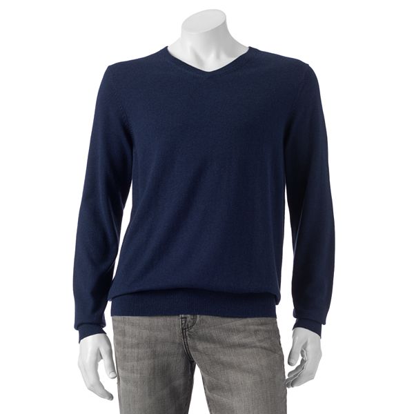 Men's Croft & Barrow® Classic-Fit 12gg V-Neck Sweater