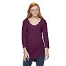 Juniors' Mudd® Drop-Shoulder Tunic Tee