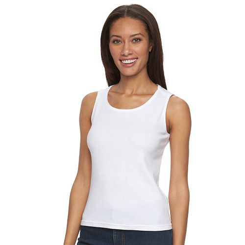 Women's Croft & Barrow® Classic Scoopneck Tank