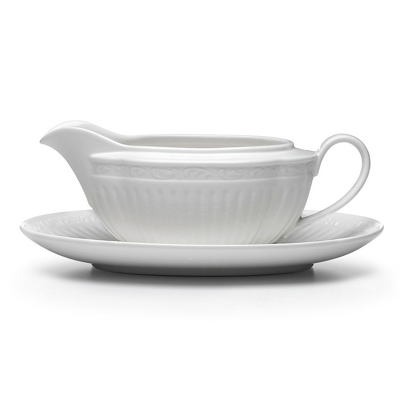 Mikasa Italian Countryside 2-pc. Gravy Boat & Saucer Set