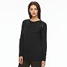 Women's Apt. 9® Embellished Crewneck Sweater