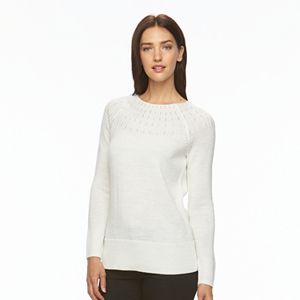 Women's Apt. 9庐 Embellished Crewneck Sweater