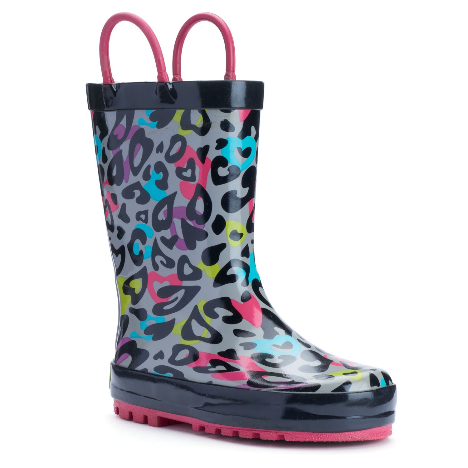 kohls girls rain boots