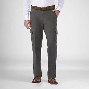 Men's Haggar® Flat-Front Stretch Comfort Cargo Pants