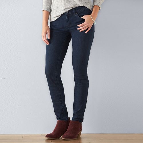 sonoma curvy skinny jeans