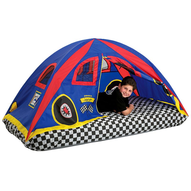 Pacific Play Tents Red Racer Bed Tent, Multicolor