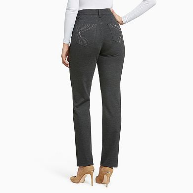 Women's Gloria Vanderbilt Amanda Slimming Tapered Ponte Pants