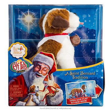 The Elf on the Shelf® Elf Pets®: A Saint Bernard Tradition Book & St. Bernard Set