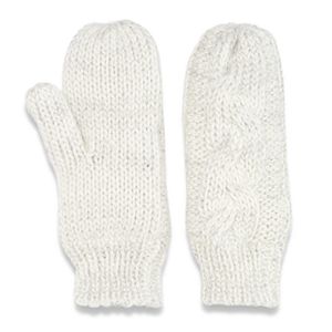 Women's SONOMA Goods for Life™ Cable-Knit Lurex Mittens