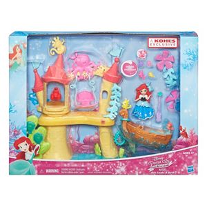 Disney Princess Little Kingdom Ariel's Sea Castle & Boat Playset by Hasbro