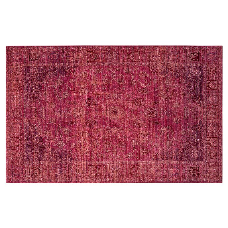 Safavieh Valencia Victoria Framed Floral Rug, Multicolor, 4X6 Ft