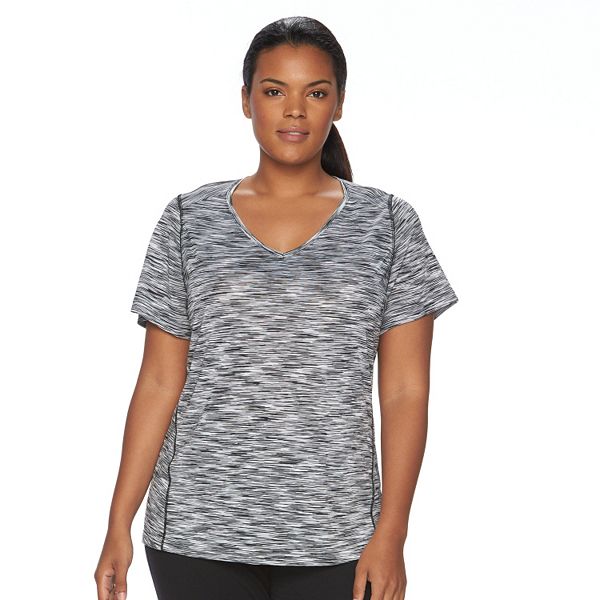 Plus Size Tek Gear® Space-Dyed Performance Base Layer Tee