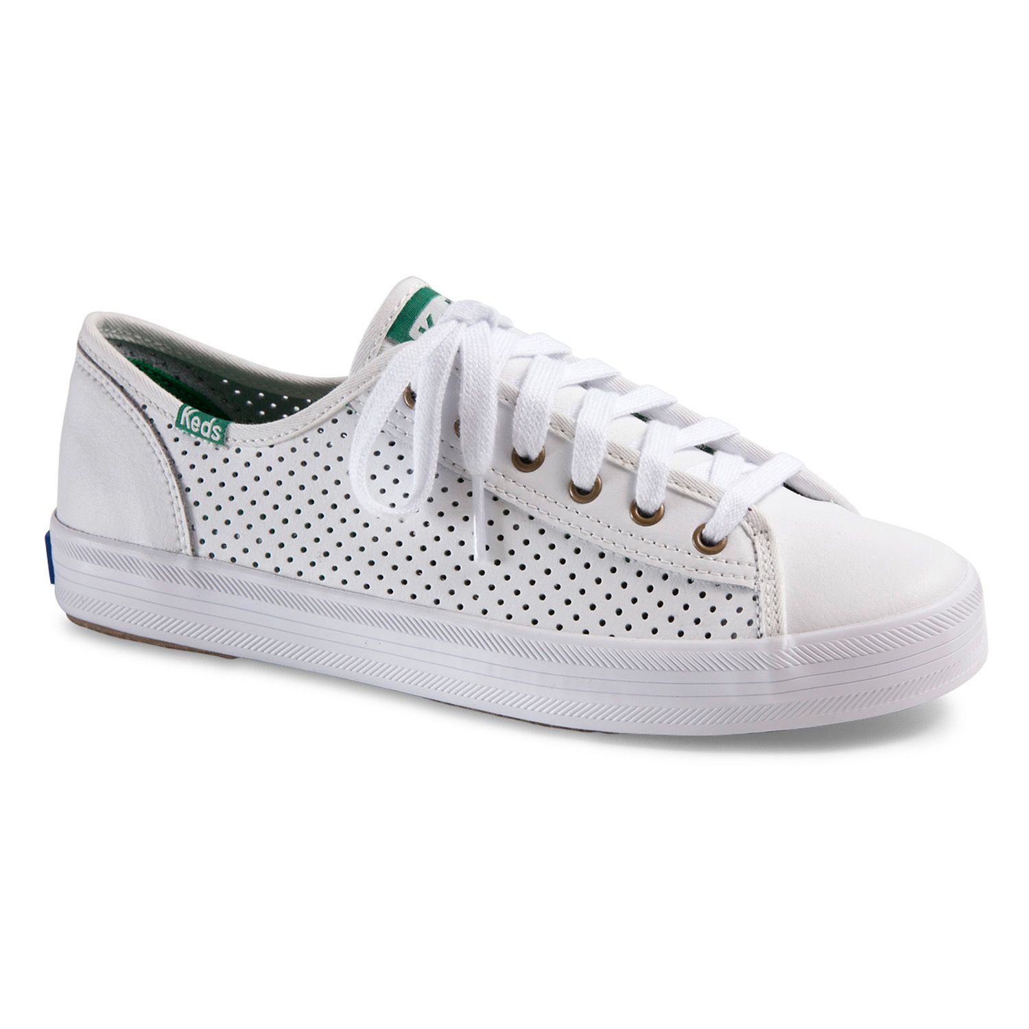 keds perforated leather sneakers