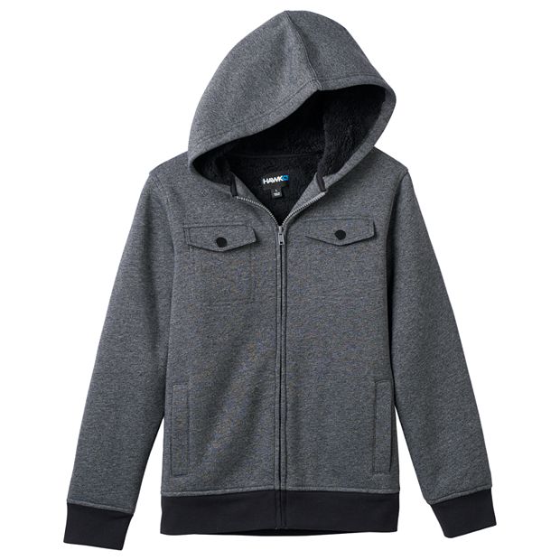 Boys 8-20 Tony Hawk Sherpa-Lined Military Hoodie