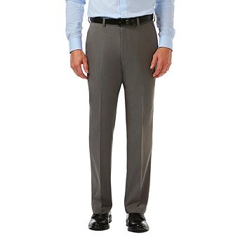 Men's Haggar® Cool 18® PRO Classic-Fit Wrinkle-Free Flat-Front Expandable Waist Pants