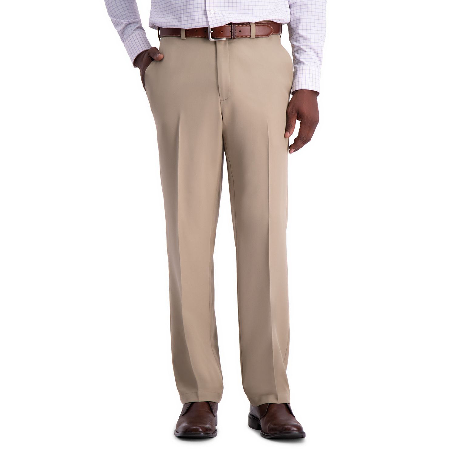 men's classic fit khaki pants