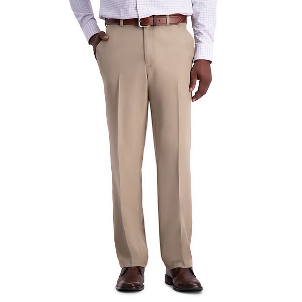 Haggar Mens B&t J.m Premium Stretch Classic Fit Plain Front Pant