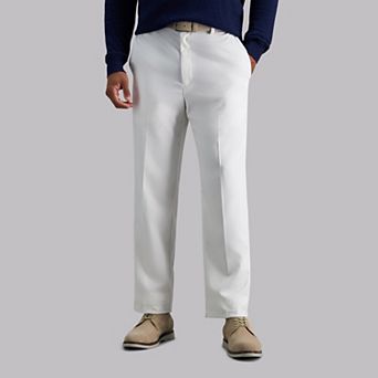 Men's Haggar® Cool 18® PRO Classic-Fit Wrinkle-Free Flat-Front Expandable Waist Pants