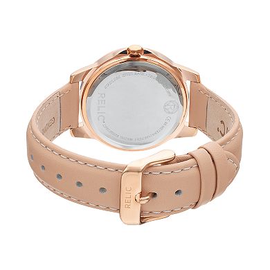 Relic by Fossil Women's Layla Crystal Leather Watch