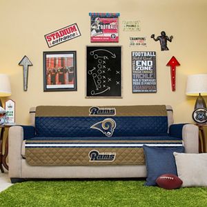 Los Angeles Rams Quilted Sofa Cover