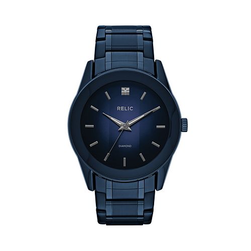 Relic by Fossil Men's Rylan Diamond Accent Blue Watch