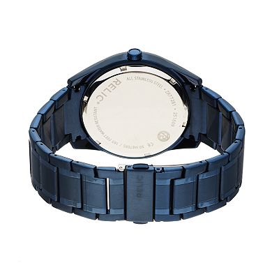Relic by Fossil Relic Men's Rylan Blue IP Diamond Dial