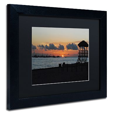 Trademark Fine Art Me Ke Aloha Pumehana Black Framed Wall Art