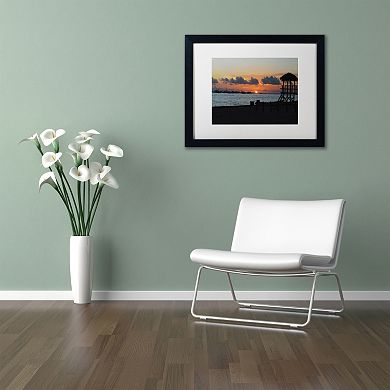 Trademark Fine Art Me Ke Aloha Pumehana Black Framed Wall Art