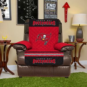 Tampa Bay Buccaneers Quilted Recliner Chair Cover
