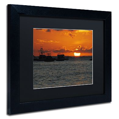 Trademark Fine Art Never Distant Black Framed Wall Art