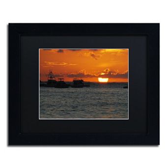 Trademark Fine Art Never Distant Black Framed Wall Art