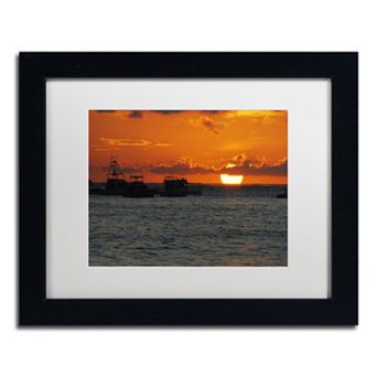 Trademark Fine Art Never Distant Black Framed Wall Art