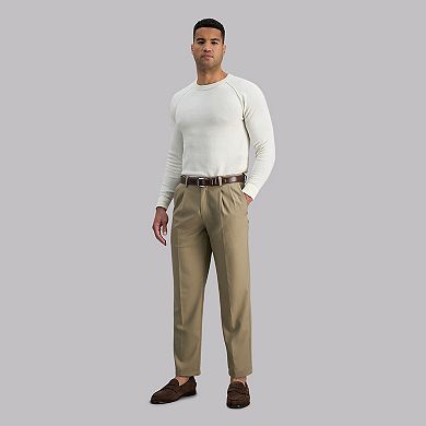 Men's Haggar® Cool 18® PRO Classic-Fit Wrinkle-Free Pleated Expandable Waist Pants