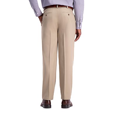 Men's Haggar® Cool 18® PRO Classic-Fit Wrinkle-Free Pleated Expandable ...