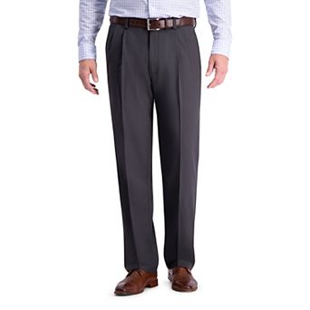 Men's Haggar® Cool 18® PRO Classic-Fit Wrinkle-Free Pleated Expandable Waist Pants