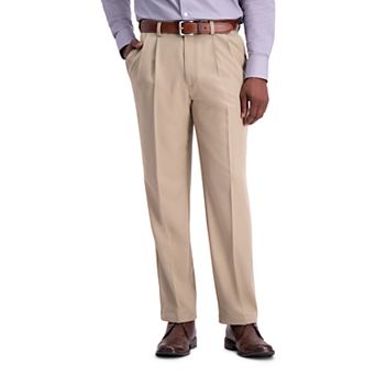 Men's Haggar® Cool 18® PRO Classic-Fit Wrinkle-Free Pleated Expandable Waist Pants