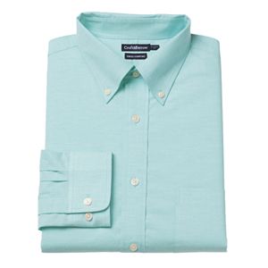 Men's Croft & Barrow庐 Easy-Care True Comfort Classic-Fit Oxford Stretch Dress Shirt