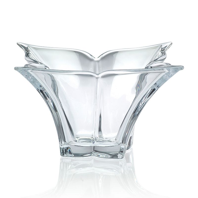 UPC 885991020172 product image for Mikasa Florale 14-in. Decorative Crystal Bowl, Multicolor | upcitemdb.com