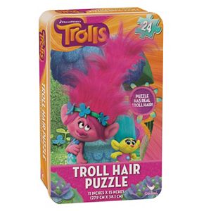 DreamWorks Trolls Hair Puzzle Tin by Cardinal