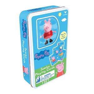 Peppa Pig Jumbo Playing Cards & Figure Set by Cardinal
