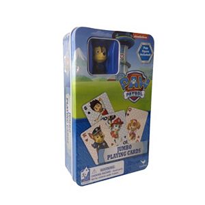 Paw Patrol Chase Figure & Jumbo Playing Cards Set by Cardinal