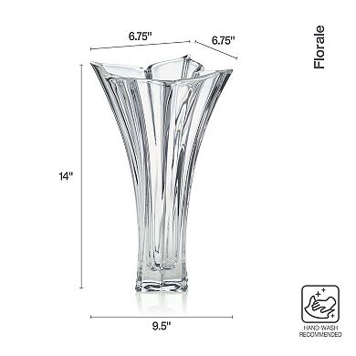 Mikasa Florale Crystal Vase