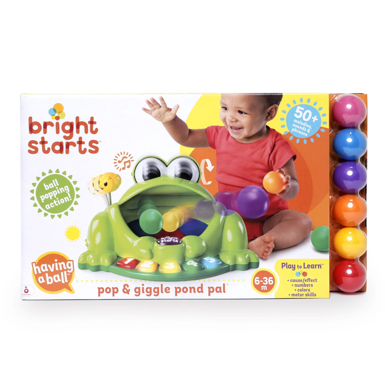 bright starts pop and giggle pond pal