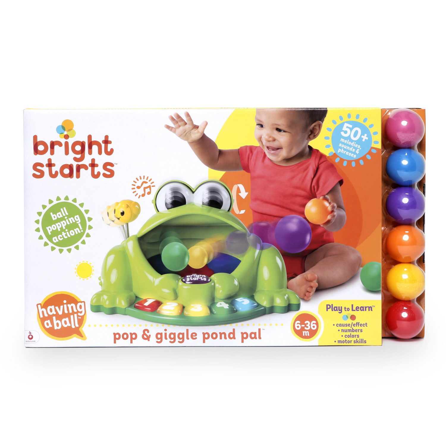 bright starts frog ball popper