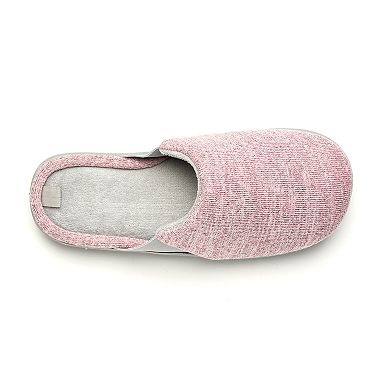 Dearfoams Women's Memory Foam Scuff Slippers