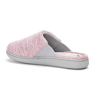 Dearfoams Women's Memory Foam Scuff Slippers