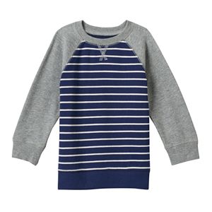 Baby Boy Jumping Beans® Striped French Terry Sweatshirt