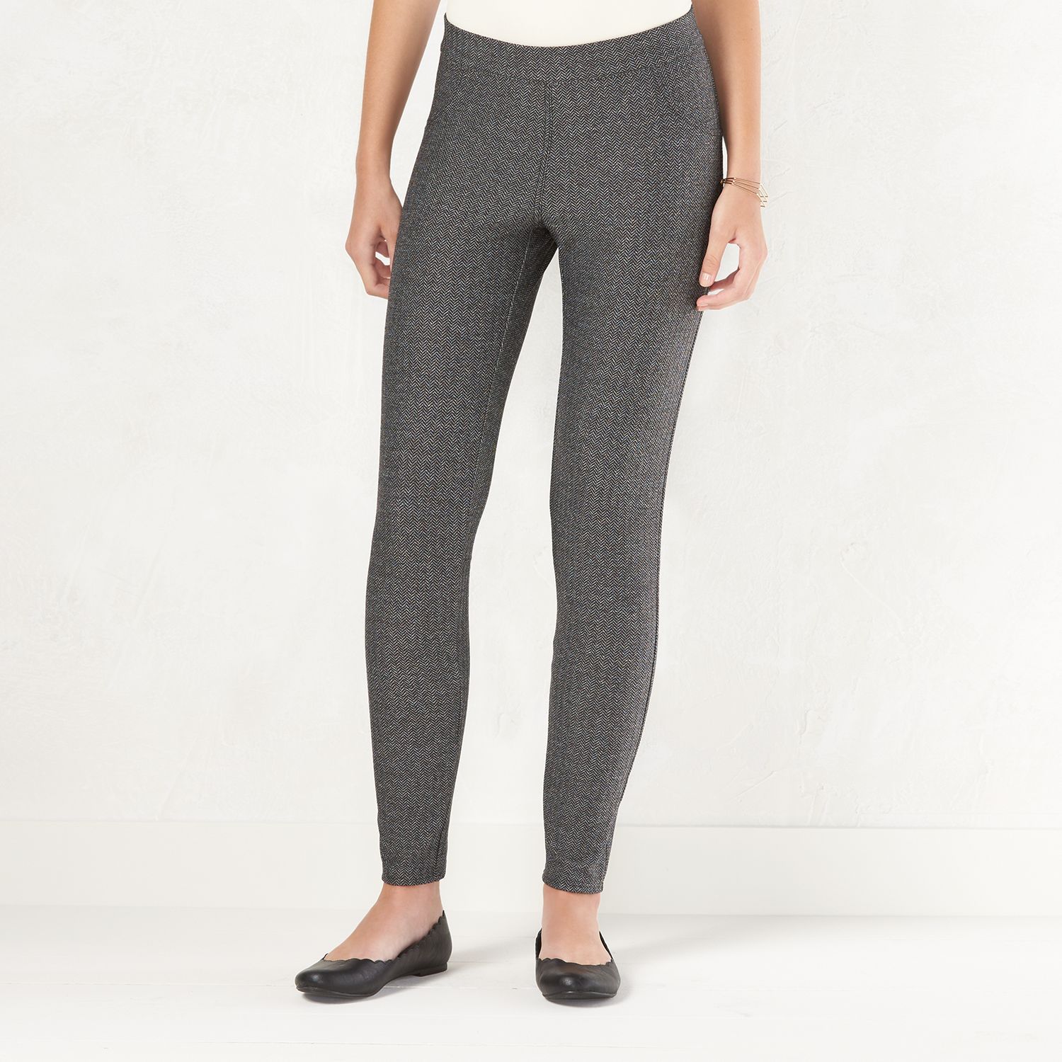 Women S LC Lauren Conrad Knit Leggings   2614902 Herringbone