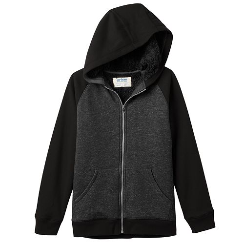 urban pipeline sherpa lined hoodie