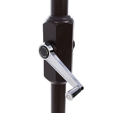 Safavieh Elegant Valance Auto Tilt Umbrella